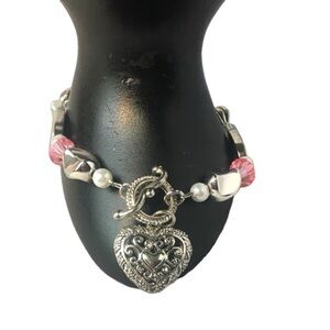 SPECIAL GRANDDAUGHTER‎ HEART AND CHARM BRACELET